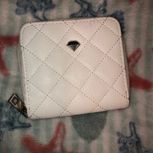 White Quilted Women's Wallet